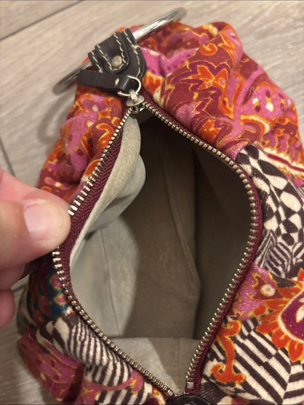 kate spade Floral Ring-Handle Wristlet